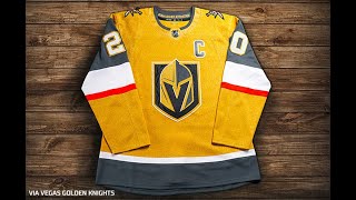 Vegas Golden Knights - The inside collar of our jersey will feature the  color red.