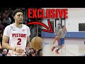 FOOTAGE OF LIANGELO BALL'S DEBUT NBA PRACTICE W/THE DETROIT PISTONS (FT. Training Camp Tattoos)