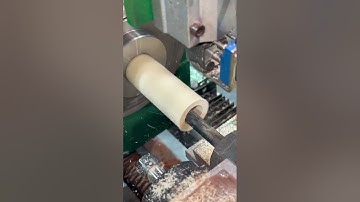 Through hole 40 push back automatic loading CNC woodworking lathe test machine #cncprocessing