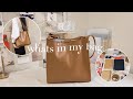 What's in my bag 👜 ~ work essentials 🤎