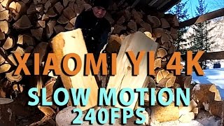 XIAOMI YI 4K - Slow motion 240 fps (слоу мо) - таймлапс