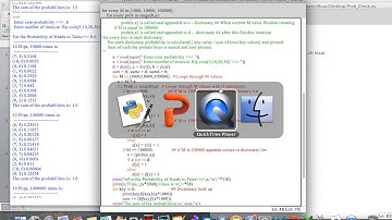 Biased/Unbiased Coin Toss Simulation - Python