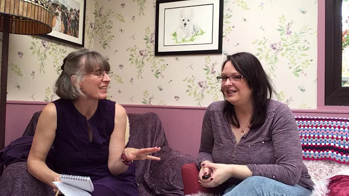 Jane Lewis and Emma Norman talking about lichen sc...