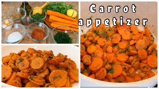 Easy Moroccan Carrot Salad Recipe / Vegan Moroccan Appetizer/ Moroccan Carrots side dish recipe