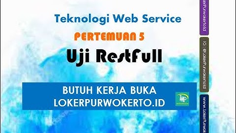 Teknologi Web Service - Pertemuan 5 - Uji RestFull