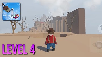 Human Fall Flat Mobile | Gameplay Walkthrough - (Level 4 : Mountain)