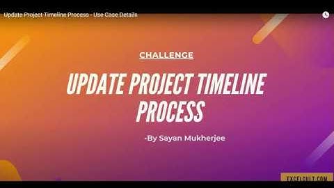 RPA Real Time Project #4 - Update Project Timeline Process - Solution