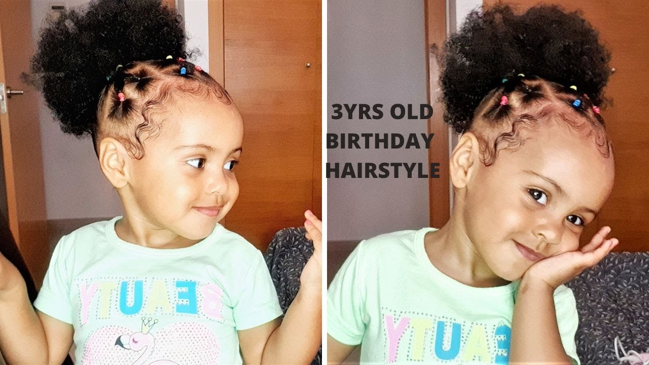 ITS MY BIRTHDAY!!!!! HOW TO DO A CUTE LITTLE GIRL HAIRSTYLE YouTube