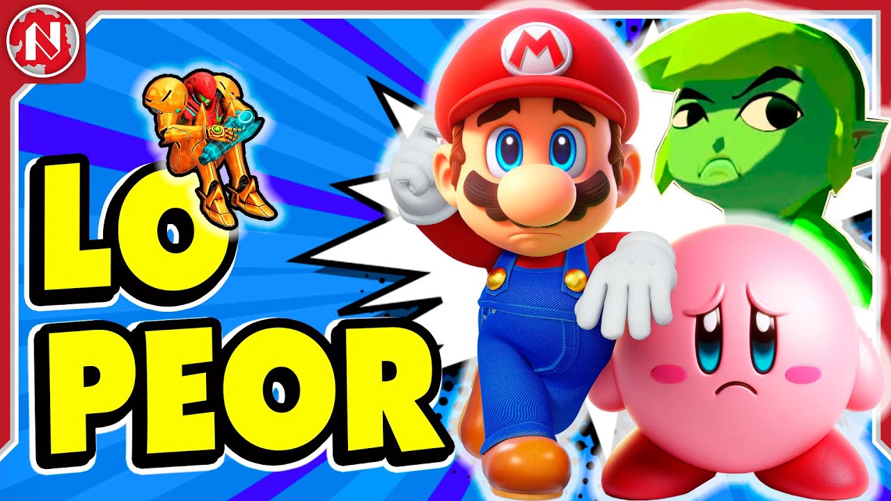 Lo más DECEPCIONANTE de CADA SAGA de Nintendo