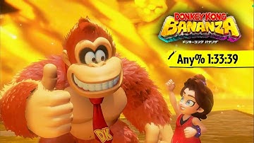 Donkey Kong Bananza Any% Speedrun in 1:33:39!