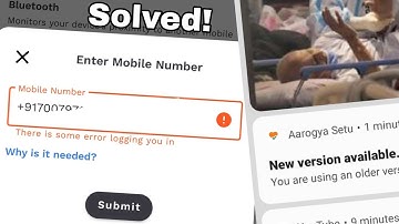 Arogya Setu App Login Problem Fix !! | Aogya Setu App Vaccine Registration Problem Hindi | #Nyatech