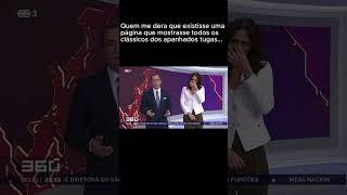 Jornalistas não controlam o riso no noticiário da RTP3! #apanhadostugas #rtp #rir #portugal🇵🇹 #4you