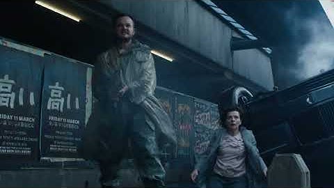 Ghost in the Shell (2017) / Chase / Iconic Scene enhanced to 60fps