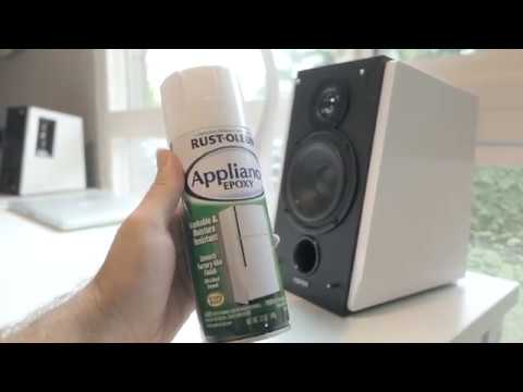 Painting Speakers White Edifier Rt1700bt Youtube