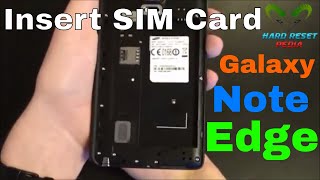 Galaxy Note Edge Insert The SIM Card screenshot 4