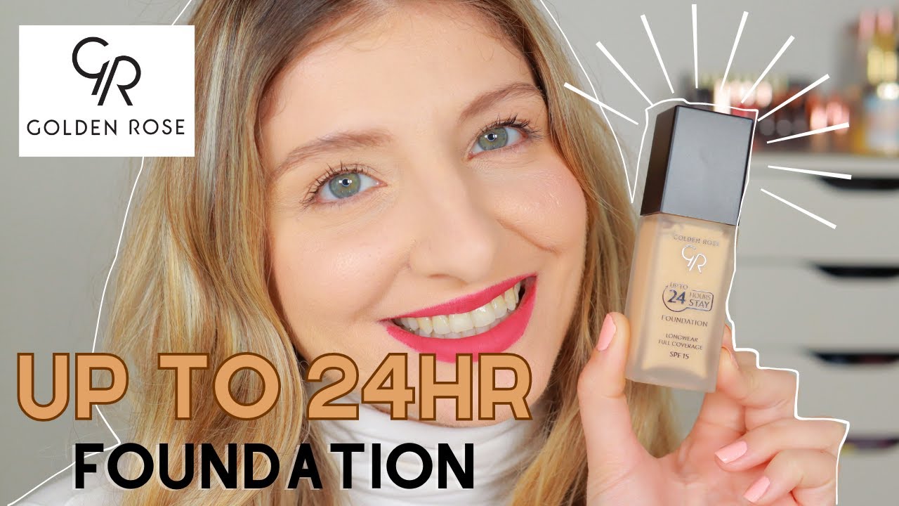 golden rose up to 24 hours stay foundation | wear test