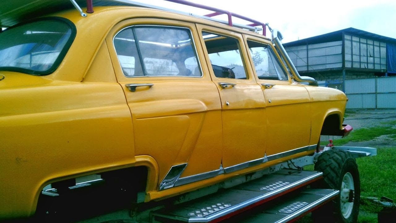 Волга Джип 4x4 на базе ГАЗ 66 с коробкой ЗИЛ - YouTube