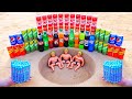 Stretch Armstrong and Cola, Mtn Dew, Fanta, 7up, Pepsi, Mirinda, Other Sodas vs Mentos Underground