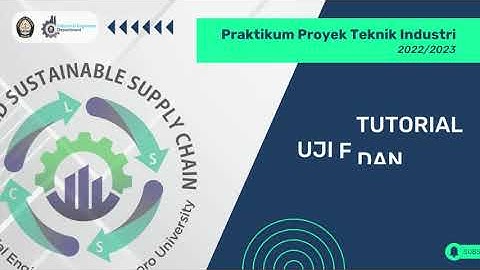 Tutorial Uji F dan Uji T dengan Ms Excel