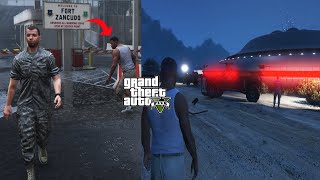 What Happens if you follow this soldier in GTA 5? (hidden UFO Location)