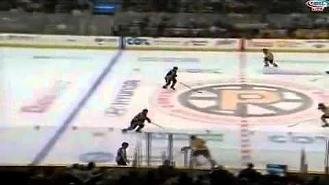 Ryan Spooner goes end to end to set up a Jamie Tar...