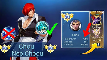 THIS IS HOW I REACH GLOBAL CHOU!!? AGAINST CURRENT NEW TANKY META HEROS IN EXP LANE!!?