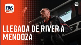 EL PLANTEL DE RIVER LLEGÓ A MENDOZA Y SALIÓ A SALUDAR A LOS HINCHAS || FOX SPORTS RADIO