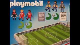 Playmobil Le terrain de football transportable (6857) - Démo en français 