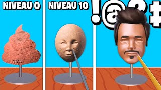 JE FAIS LES PIRES SCULPTURES DU MONDE 😂 ! Simulateur Sculpture screenshot 5