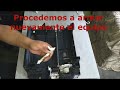 Como desarmar limpiar desmontar abrir destapar impresora EPSON L220 L210 L350 L355 L365 L475 L495