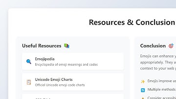 Add Emojis to HTML: The Beginner