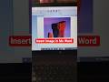 how to insert image in ms word | ms word me image kaise add kare