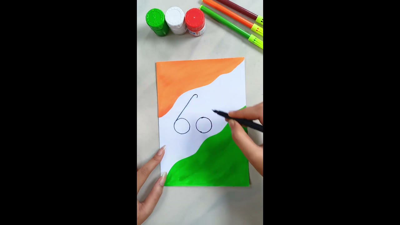 Mahatma Gandhi Drawing   Gandhiji Drawing  Swachha Bharat Drawing  shorts  viral  papercrafts