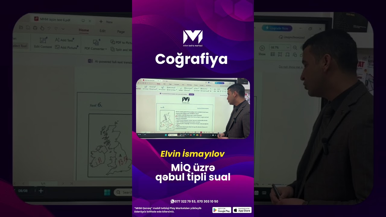 Elvin İsmayılov #miq #sertifikasiya #mhm #coğrafiya 