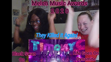 BTS MMA 2020 Performance REACTION [Black Swan, ON, Life Goes On, Dynamite]