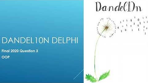 Final 2020 Question 3 - OOP