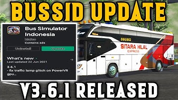 Bussid V3.6.1 Update Released | Bussid Update | Bus Simulator Indonesia Update | TBR Gaming Official