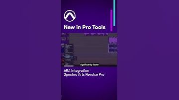 NEW IN PRO TOOLS: Synchro Arts Revoice Pro ARA plugin in Pro Tools