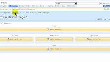 OSIsoft: Add a new Web Part page. v3.0