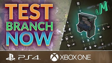 Test Branch out Now! Tech Tree, Larger Maps! 🛢 Rust Console News 🎮 PS4, XBOX