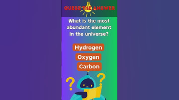 "What’s the most abundant element in the universe? 🤔 Is it Hydrogen, Oxygen, or Carbon?  #education