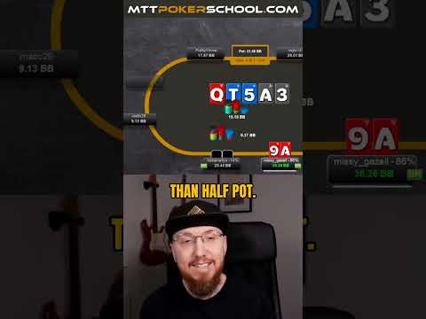 QUICK POKER LESSON: Do you fold this river? #shorts