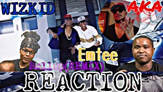 Emtee - Roll Up (ReUp) Ft WIZKID \& AKA (Official Remix) | Reaction