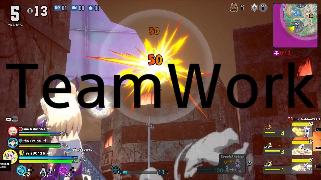 Lesson 1: Teamwork -My Hero Ultra Rumble Ps5