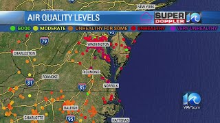 Team coverage: Canadian wildfire impact on air quality in Hampton Roads