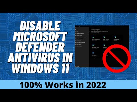 How to Disable Microsoft Defender Antivirus in Windows 11