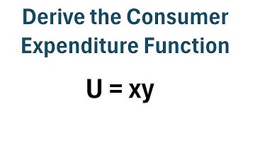 How to Derive a Consumer
