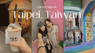 three days in TAIPEI, TAIWAN vlog | night markets, shopping, 7 eleven mukbang, and more food