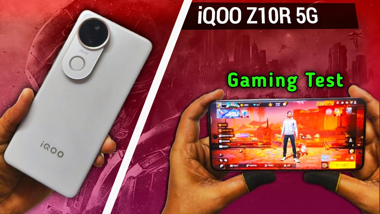 IQOO Z10R 5G GAMING TEST 🎮 FREE FIRE TEST IN IQOO Z10R 5G 