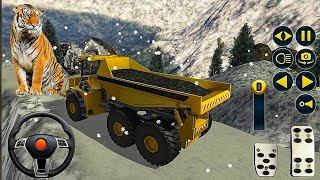 Uphill Logging Truck Simulator#25। huge transport truck। logging truck। snowy & mountain। Mom gaming screenshot 2